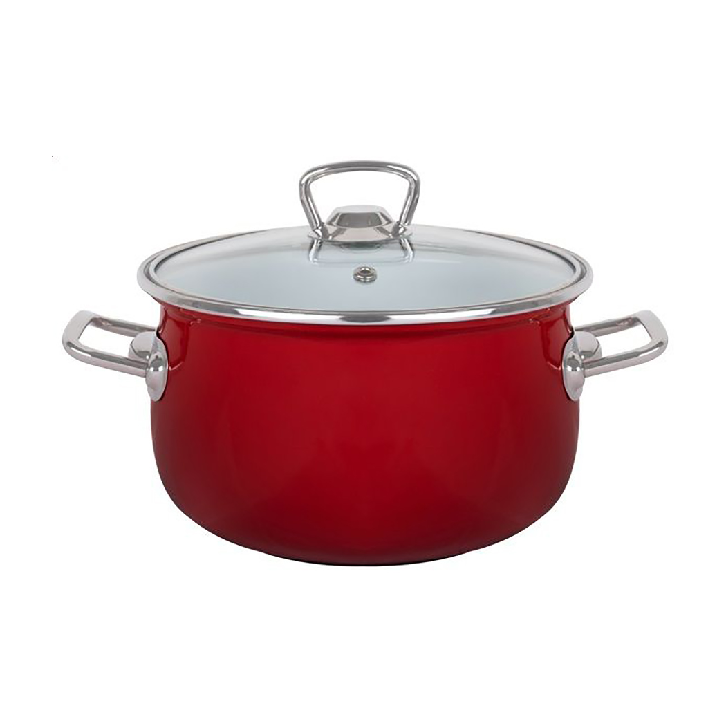 

Каструля Idea Home Red з кришкою, 22 см, 5 л (6832887)
