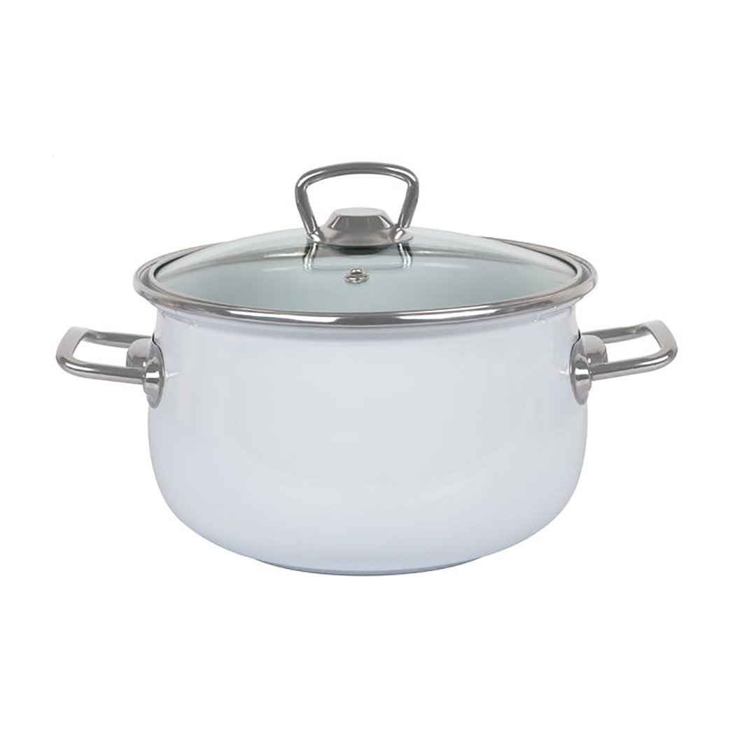 

Каструля Idea Home White з кришкою, 24 см, 6.5 л (6832894)