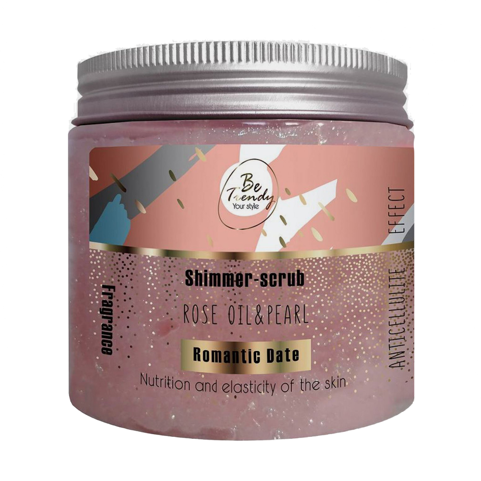 

Уцінка! Шимер-скраб для тіла Be Trendy Shimmer Scrub Romantic Date, 300 г