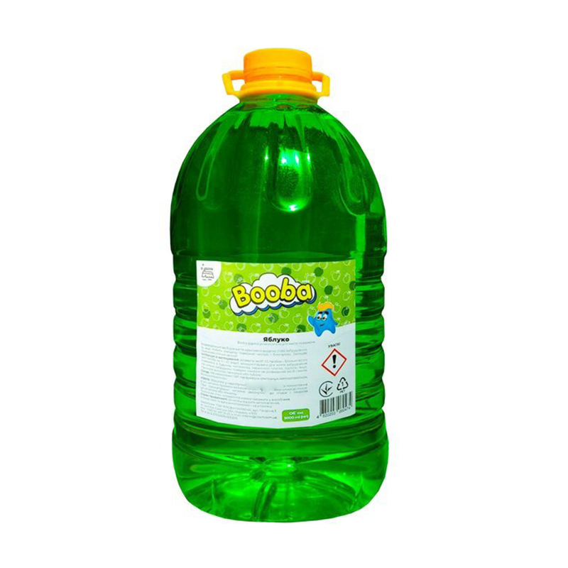 

Уцінка! Універсальна рідина для миття різних поверхонь Booba Яблуко, 5 л