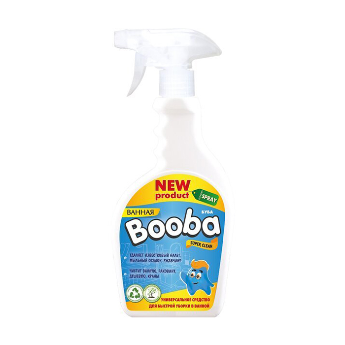 

Універсальний засіб для прибирання у ванній кімнаті Booba Super Clean, 500 мл