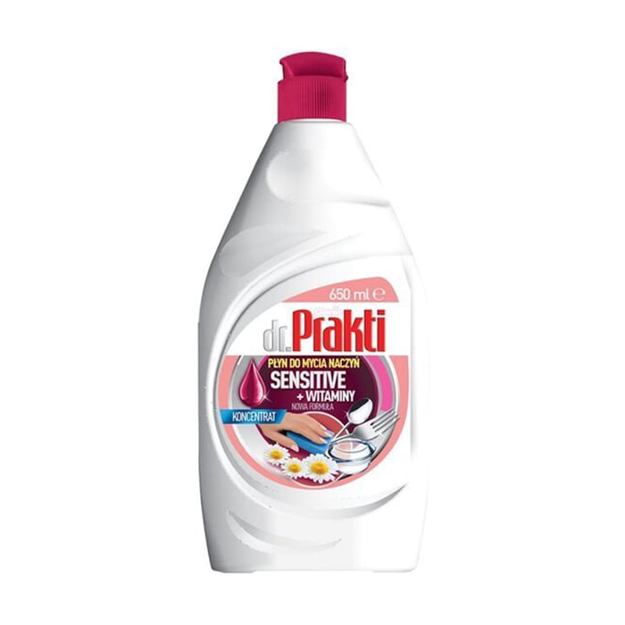 

Засіб для миття посуду Dr.Prakti Ніжний + вітаміни, 650 мл