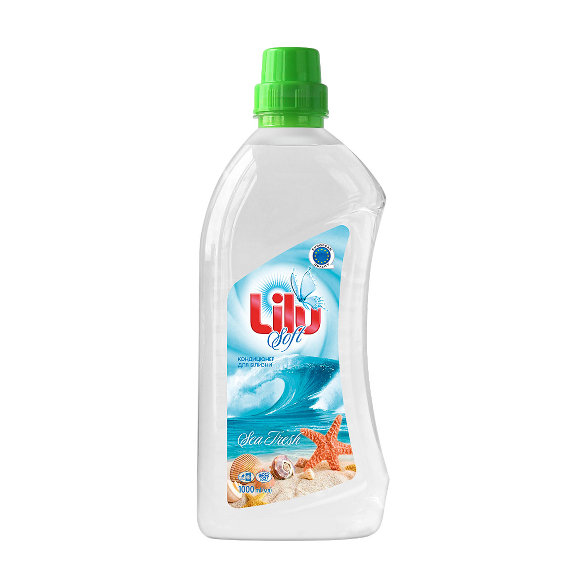 

Кондиціонер для білизни Lilu Soft Sea Fresh 33 цикли прання, 1 л
