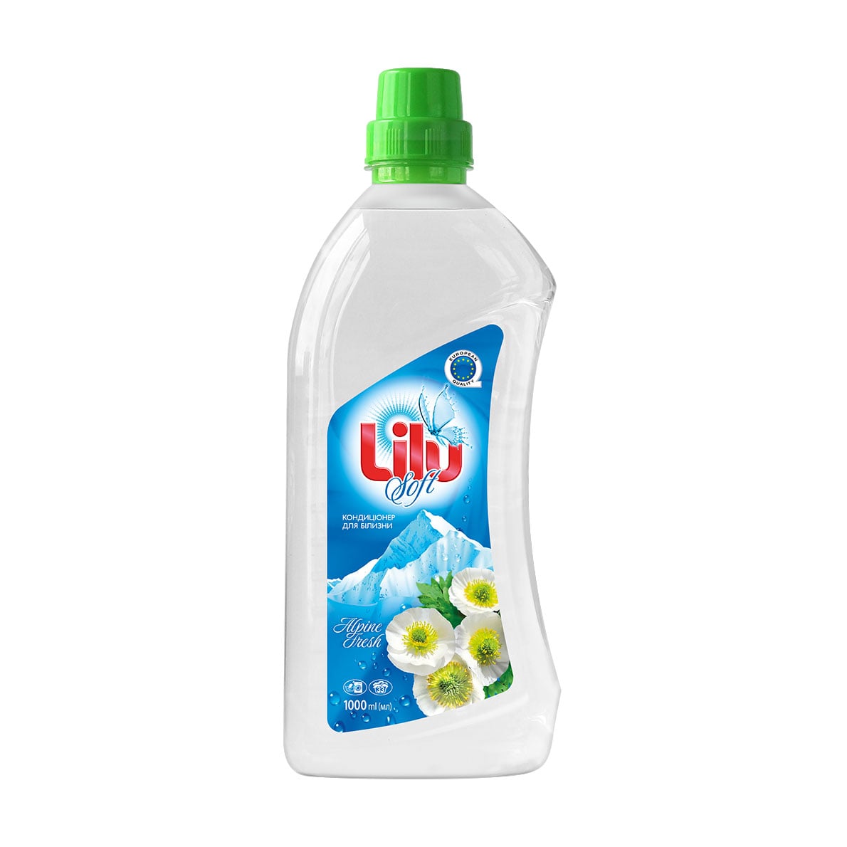 

Кондиціонер для білизни Lilu Soft Alpine Fresh 33 цикли прання, 1 л