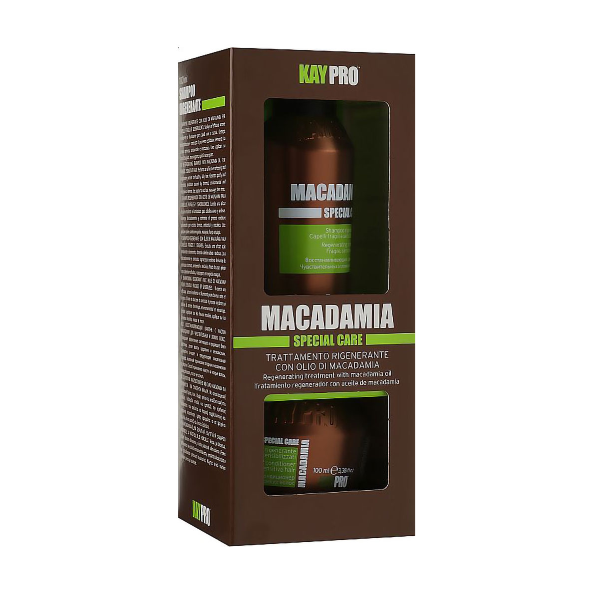 

Уцінка! Набір для волосся KayPro Special Care Macadamia (шампунь, 100 мл + кондиціонер, 100 мл)