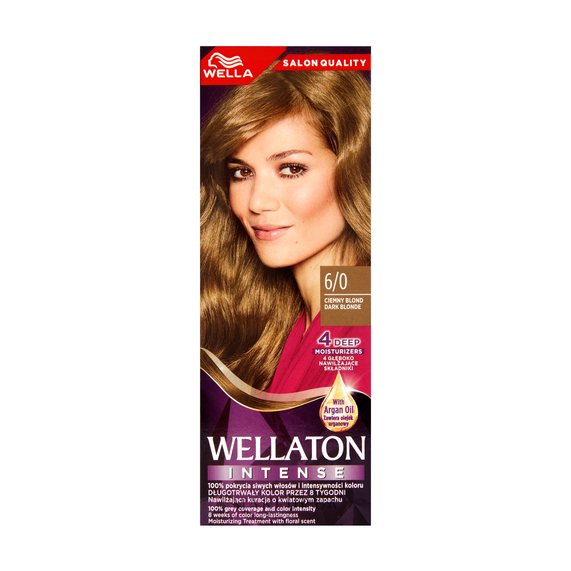 

Уцінка! Інтенсивна крем-фарба для волосся Wella Wellaton Intense Color Cream 6/0 Темний блонд, 110 мл