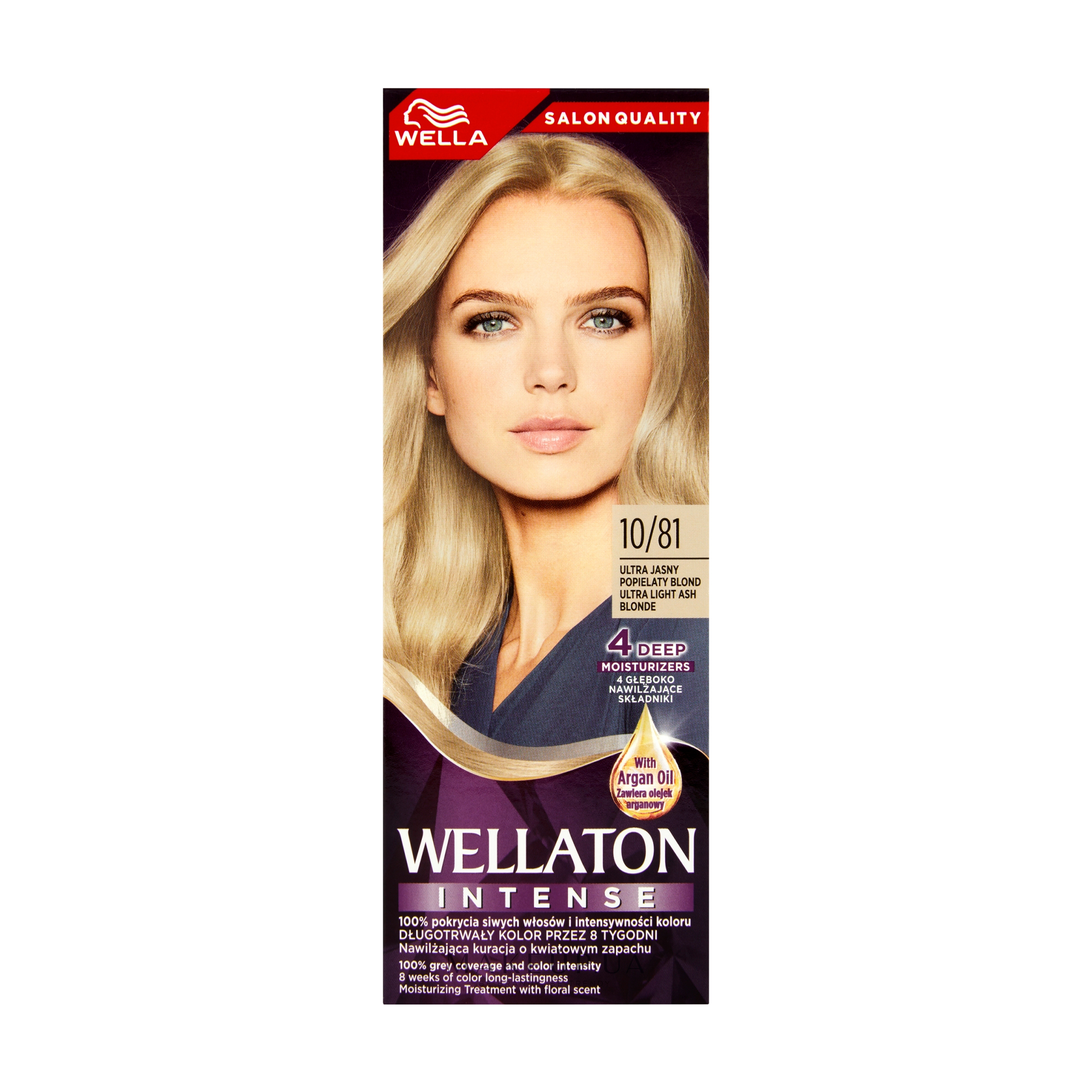 

Уцінка! Інтенсивна крем-фарба для волосся Wella Wellaton Intense Color Cream 10/81 Ультрасвітлий попелястий блонд, 110 мл