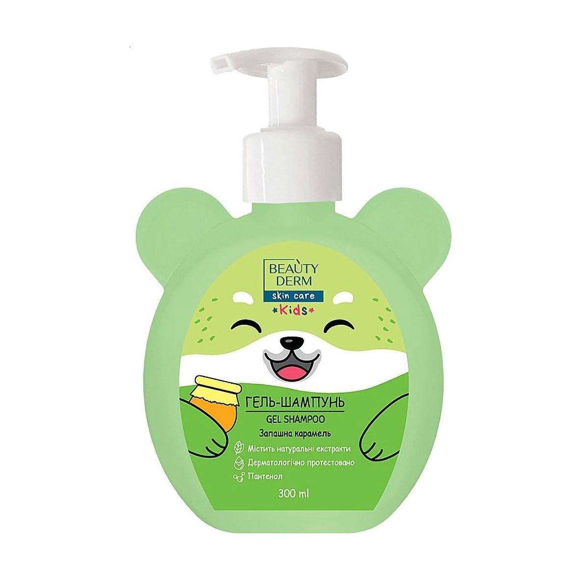 

Дитячий гель-шампунь BEAUTYDERM Kids Gel Shampoo 2в1 Запашна карамель, 300 мл