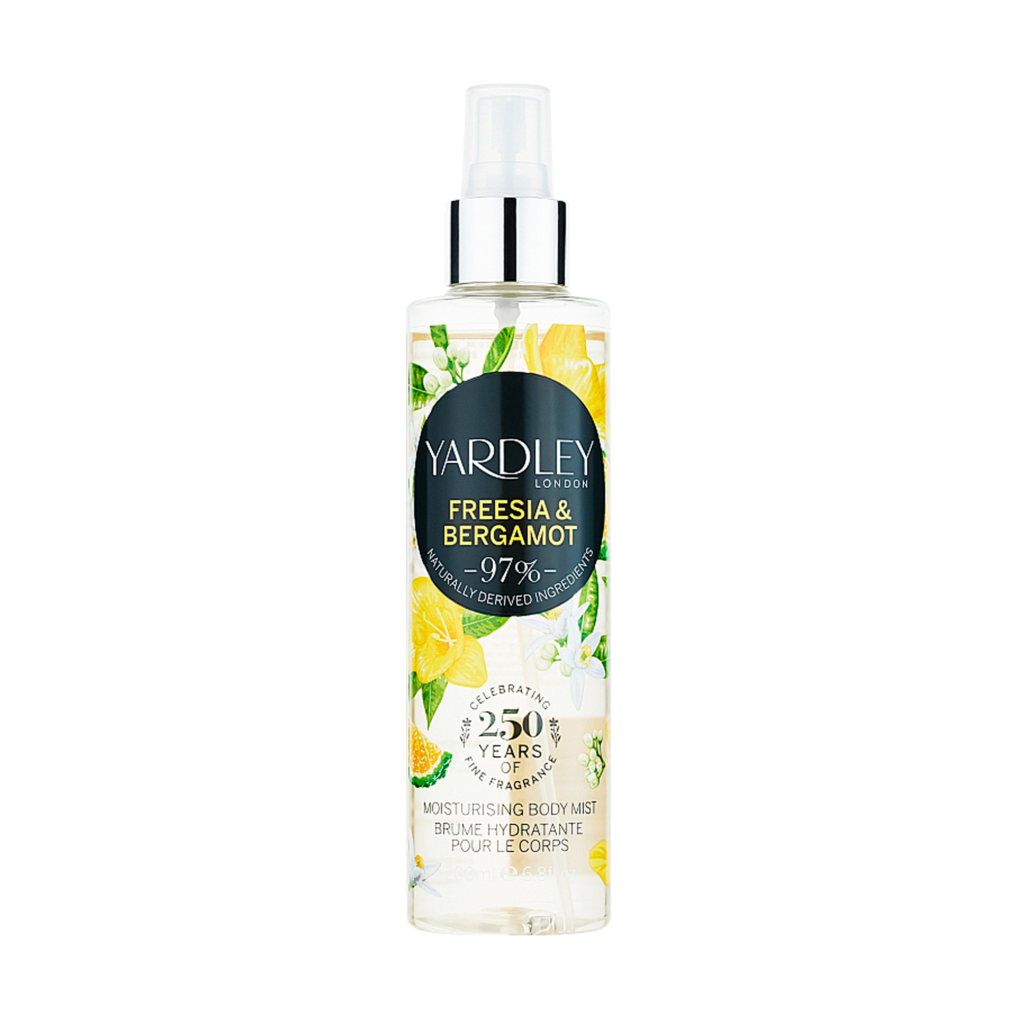 

Уцінка! Парфумований спрей для тіла Yardley Freesia & Bergamot Moisturising Fragrance Body Mist жіночий, 200 мл