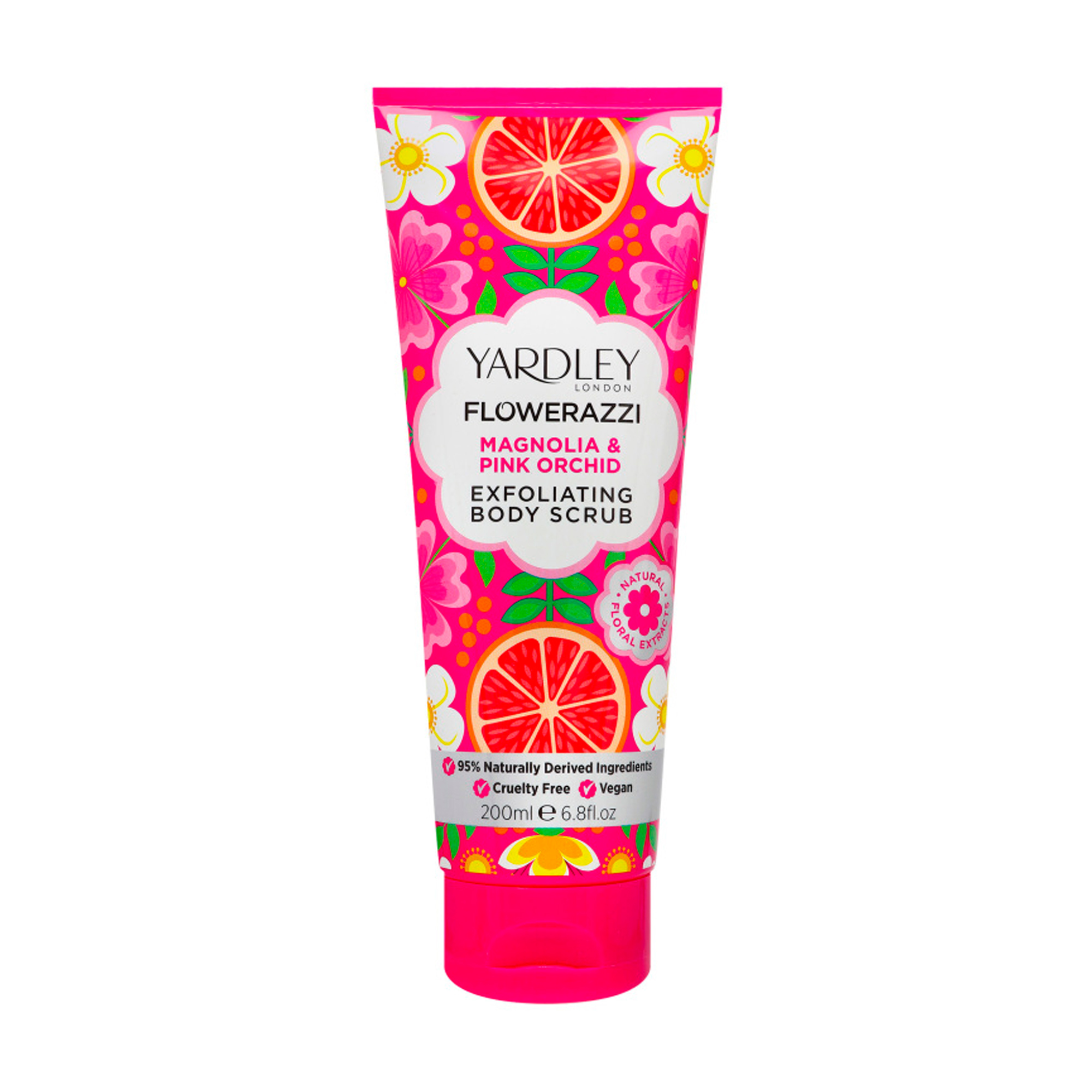 

Скраб для тіла Yardley Flowerazzi Magnolia & Pink Orchid Exfoliating Body Scrub, 200 мл