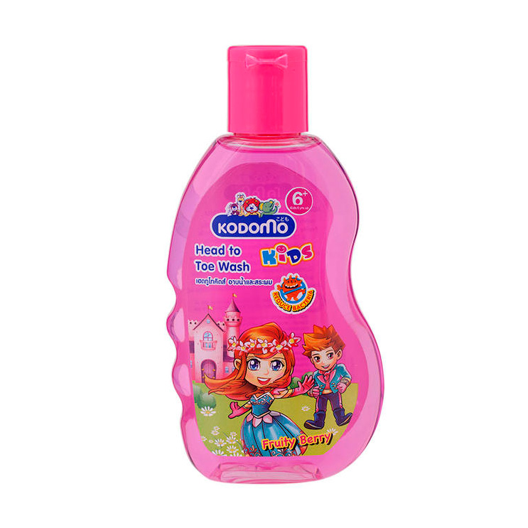 

Уцінка! Дитячий шампунь Kodomo Від маківки до п'яточок Fruity Berry, 200 мл