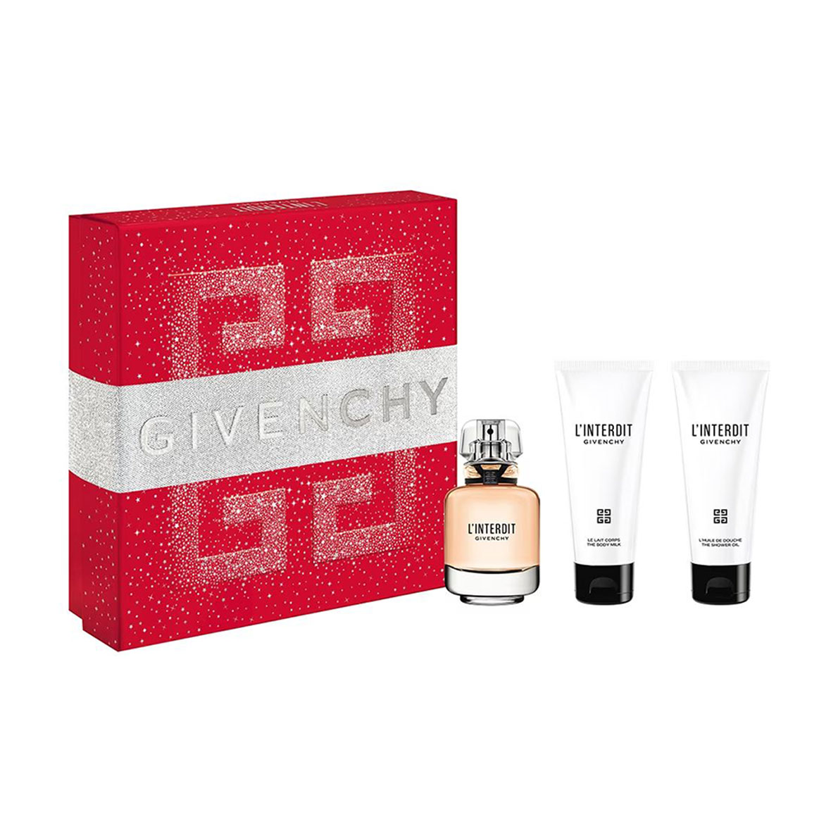 

Парфумований набір жіночий Givenchy L'Interdit (парфумована вода, 50 мл + молочко для тіла, 75 мл + олія для душу, 75 мл)