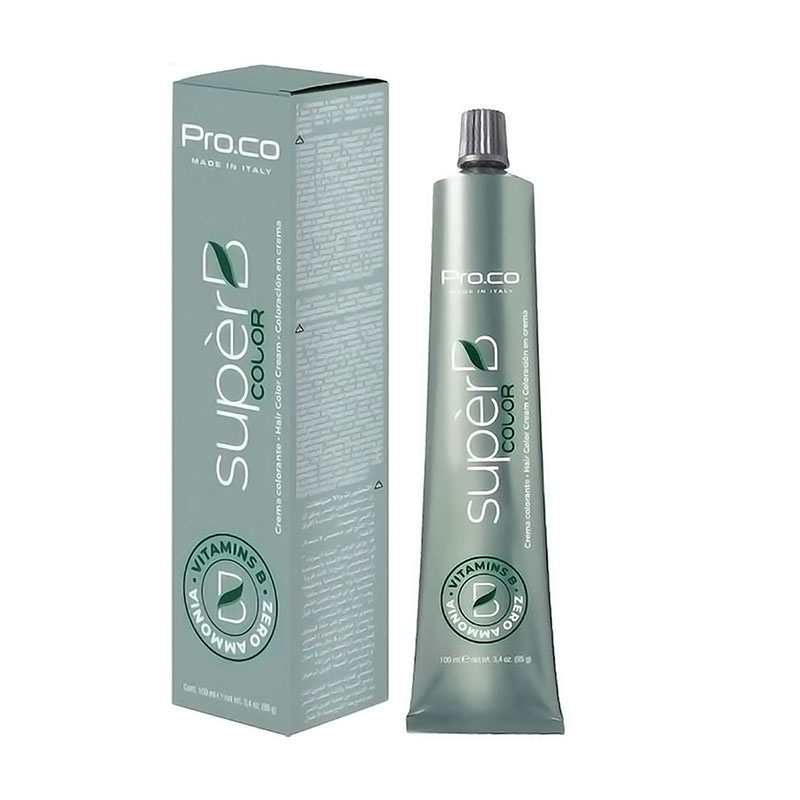 

Уцінка! Безаміачна фарба для волосся Pro.co Super B Hair Color Cream 4/07, 100 мл