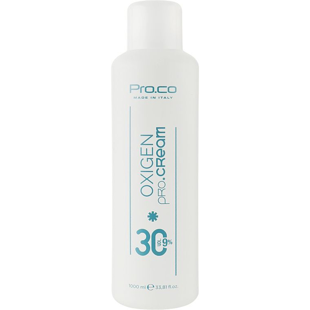 

Кремоподібний окислювач Pro.co Oxigen Pro.Cream 30 Vol 9%, 1 л