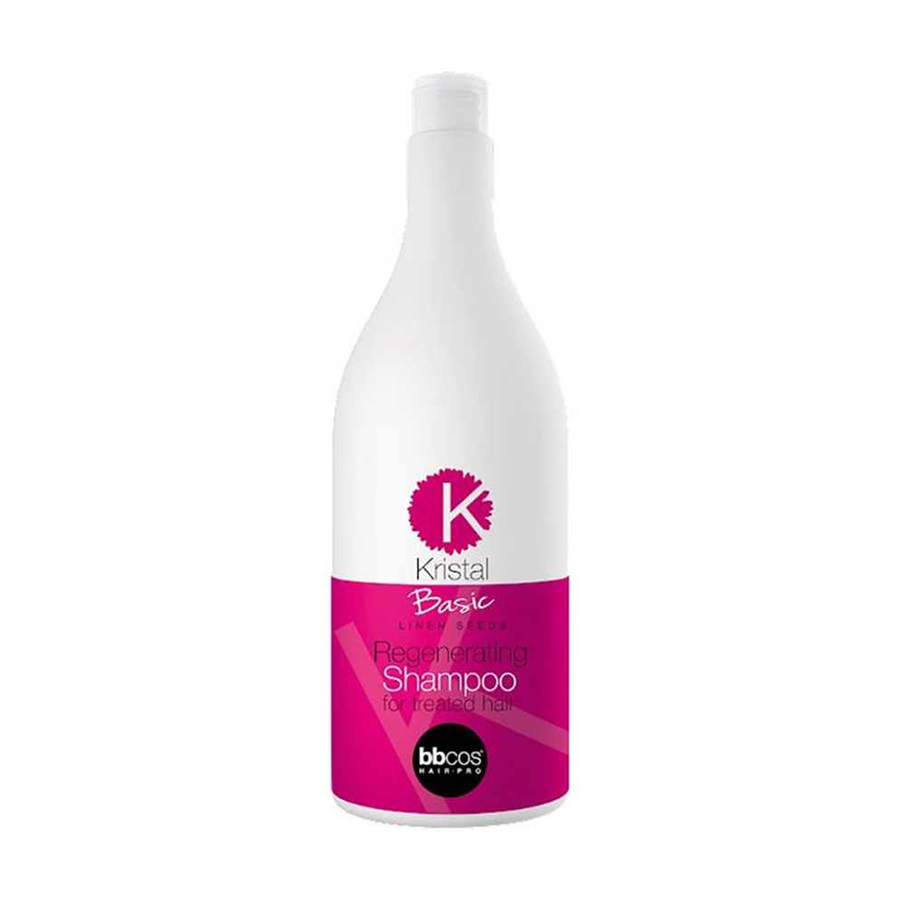 

Регенерувальний шампунь BBcos Kristal Basic Linen Seeds Regenerating Shampoo для пошкодженого волосся, 1.5 л
