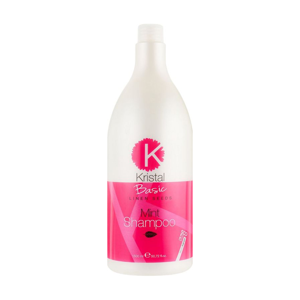 

Уцінка! Шампунь для волосся BBcos Kristal Basic Linen Seeds Mint Shampoo з екстрактом м`яти, 1.5 л