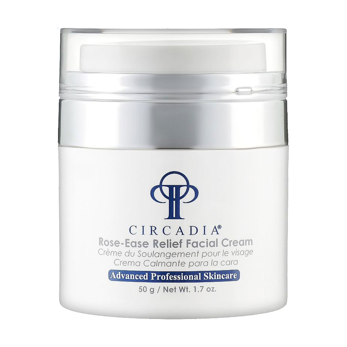 

Крем для обличчя Circadia Rose-Ease Relief Cream для чутливої шкіри, проти куперозу та розацеа, з розмарином, 50 мл