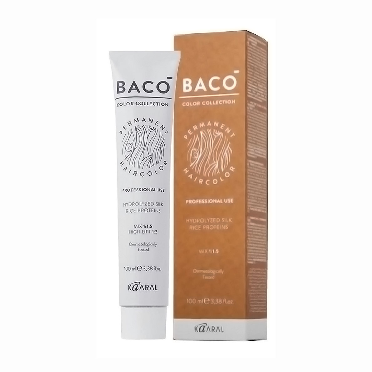 

Перманентна фарба для волосся Kaaral Baco Color Collection з низьким вмістом аміаку, 7.44 Блондин інтенсивно-мідний, 100 мл