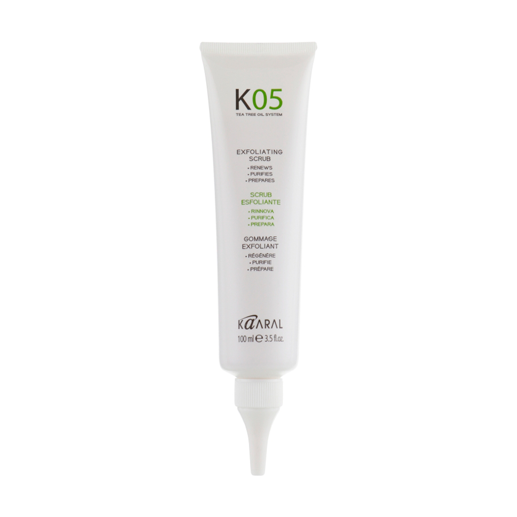 

Відлущувальний скраб для шкіри голови та волосся Kaaral K05 Tea Tree Oil System Exfoliating Scrub, 100 мл