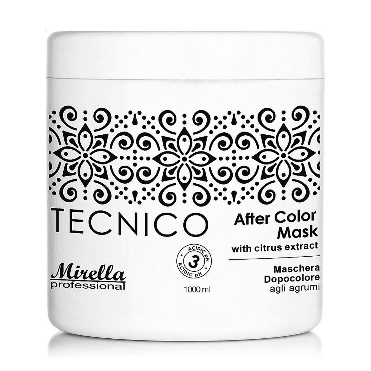 

Маска для волосся Mirella Professional Tecnico After Color Mask після фарбування, з екстрактом цитрусових, 1 л