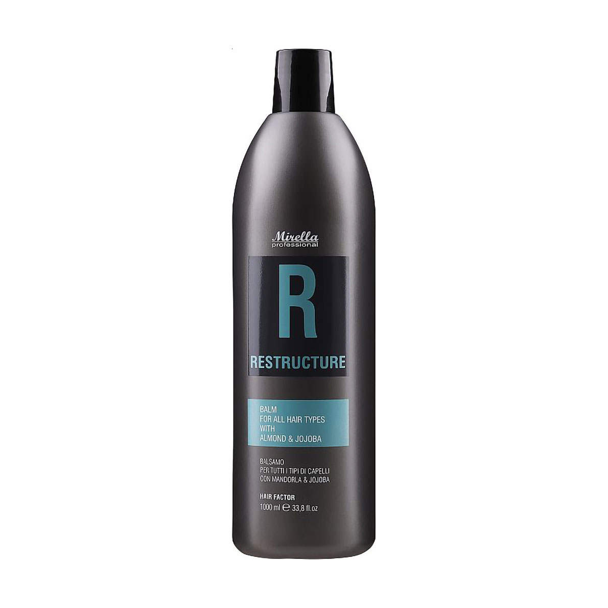 

Бальзам Mirella Professional R Restructure Balm для всiх типiв волосся, з мигдальною олiєю, 1 л