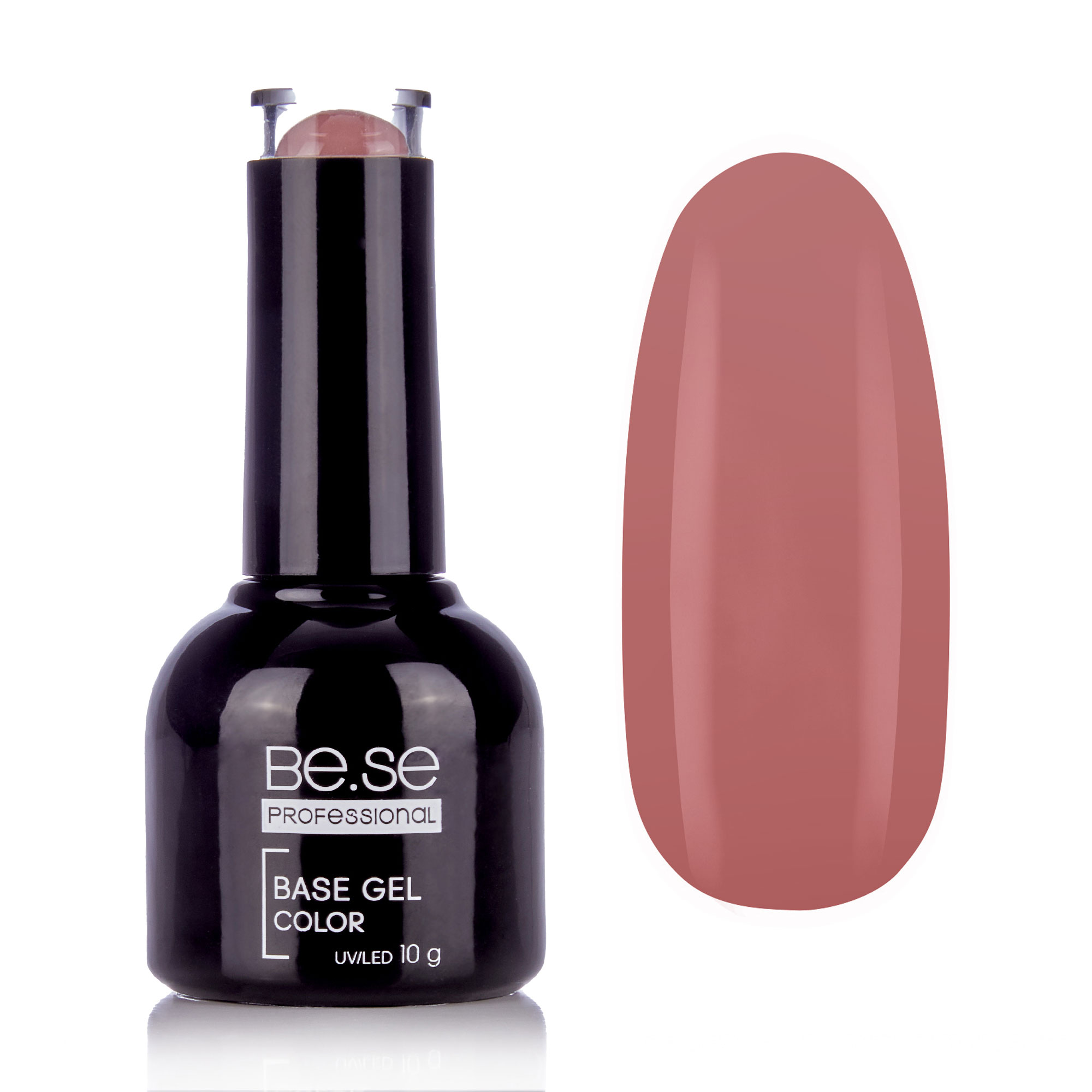 

Базове покриття для гель-лаку Be.Se Professional Base Gel Coat Color French 08 Рожевий нюд, 10 г