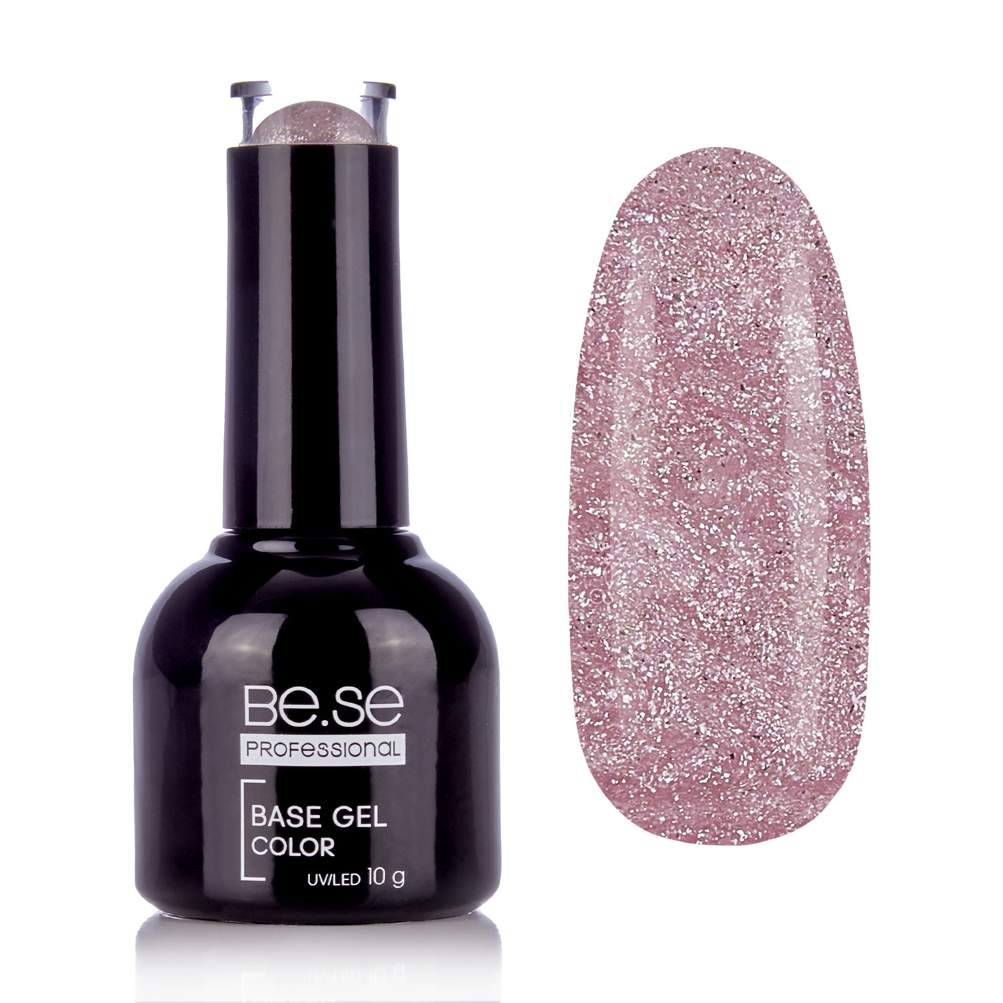 

Базове покриття для гель-лаку Be.Se Professional Base Gel Sparkle 09, 10 г