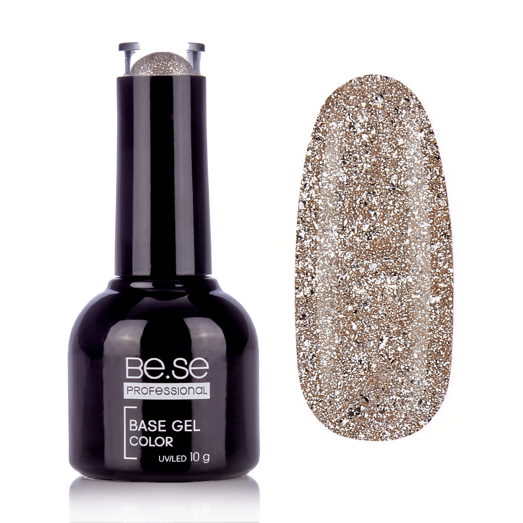 

Базове покриття для гель-лаку Be.Se Professional Base Gel Sparkle 11, 10 г