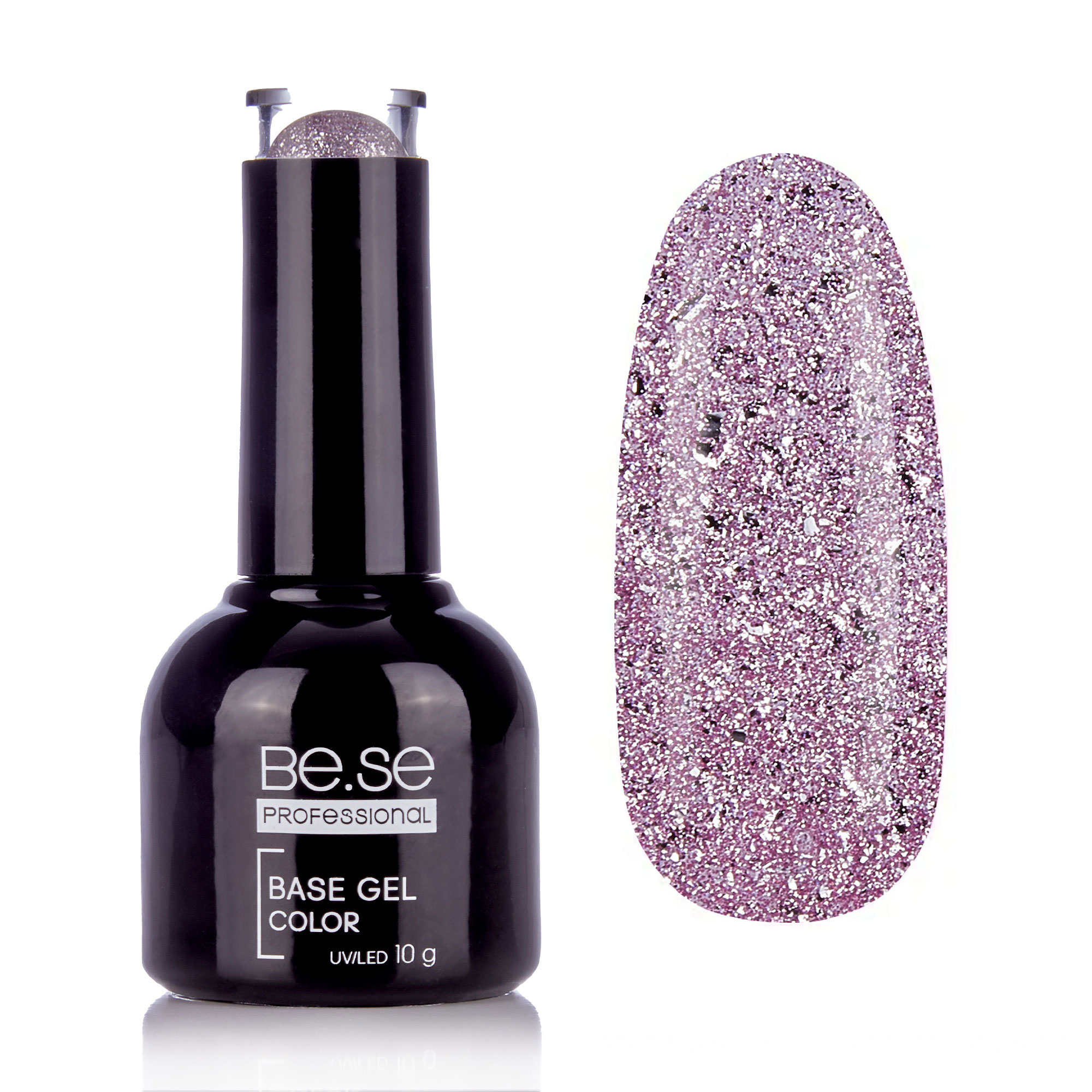 

Базове покриття для гель-лаку Be.Se Professional Base Gel Sparkle 12, 10 г