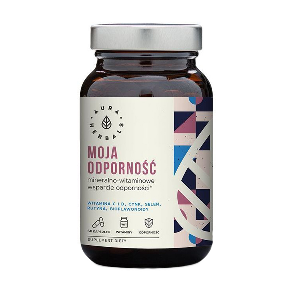 

Уцінка! Вітаміни та мінерали Aura Herbals Immune System Support, 60 капсул