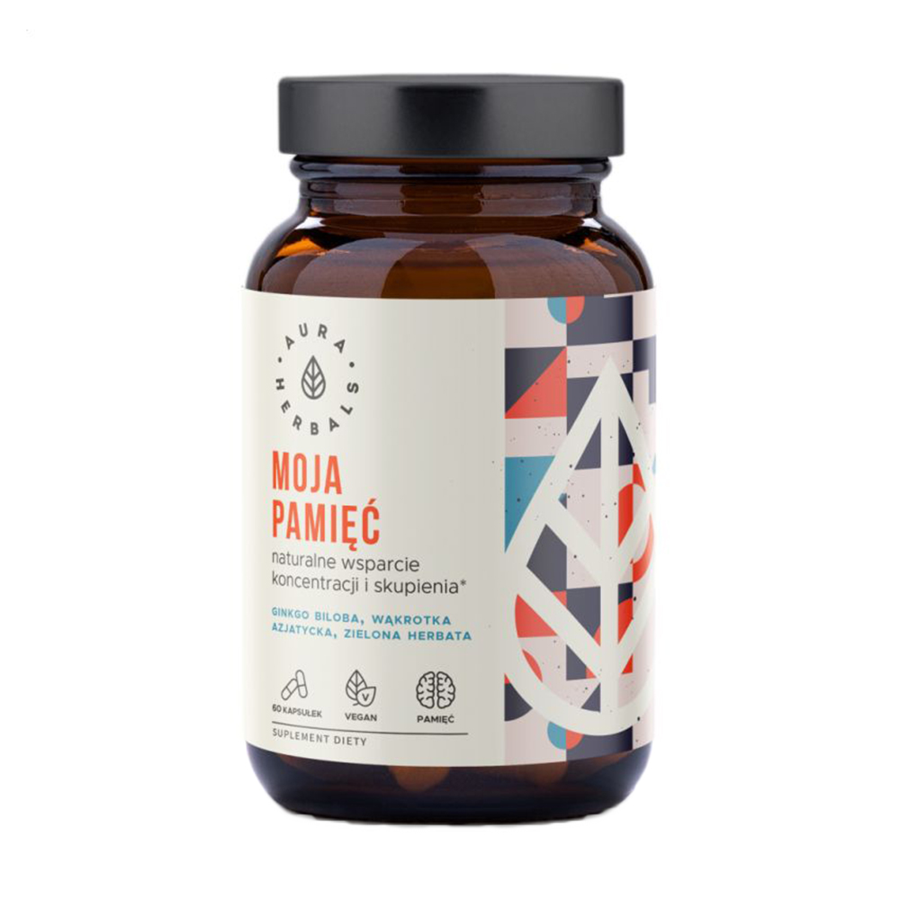 

Уцінка! Підтримка пам'яті Aura Herbals Memory Support, 60 капсул