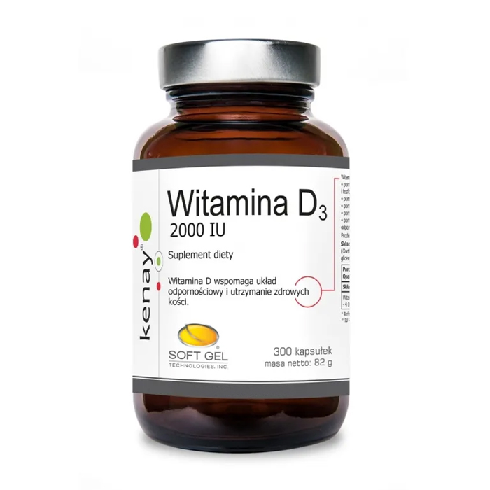 

Вітамін Д3 Kenay Vitamin D3 2000 МО, 300 капсул