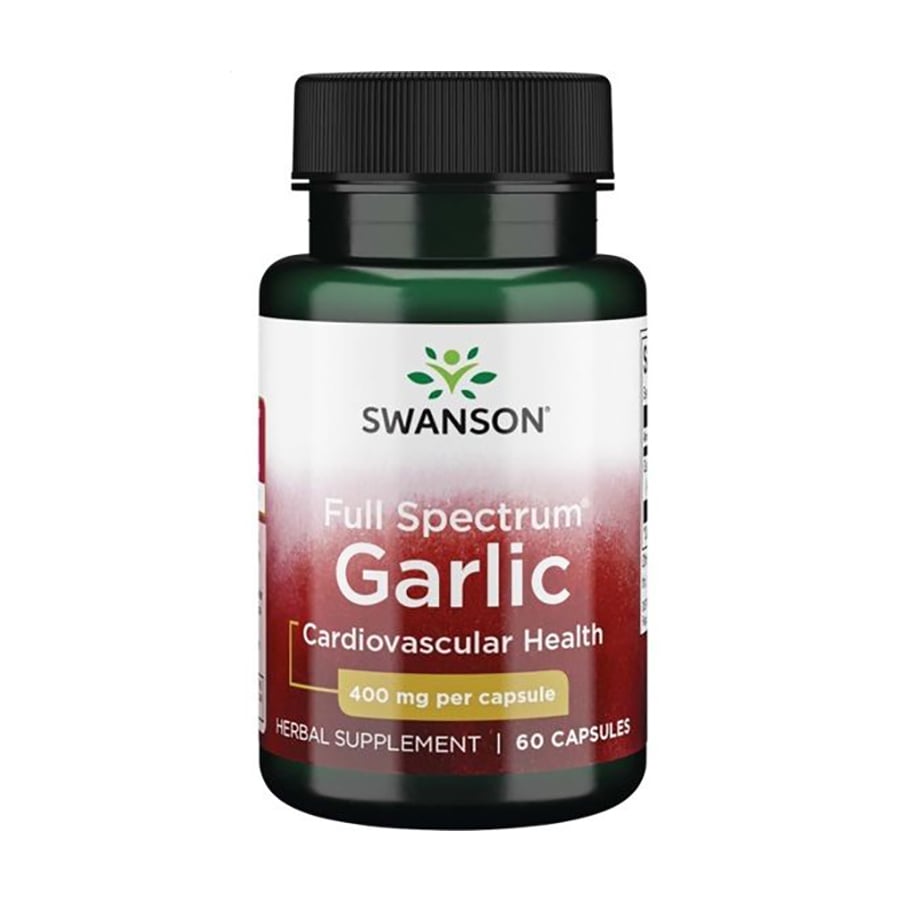 

Часник Swanson Full Spectrum Garlic 400 мг, 60 капсул