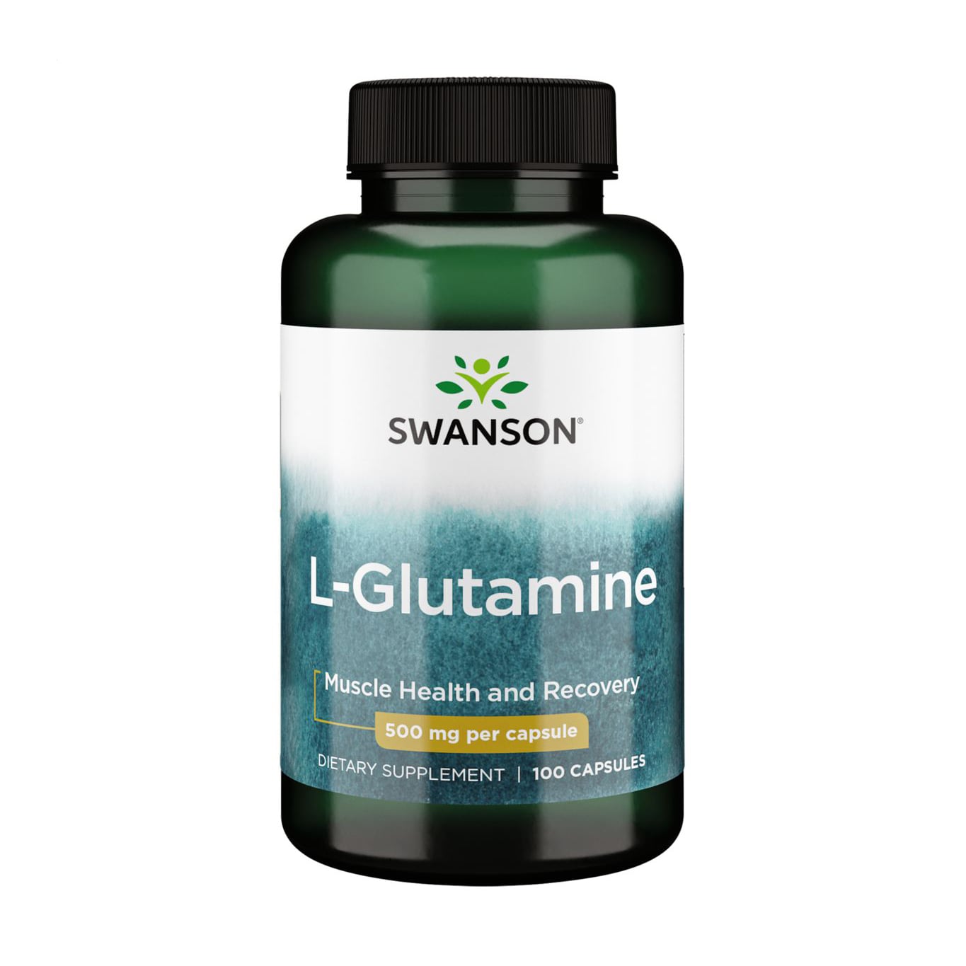 

L-глютамін Swanson L-Glutamine 500 мг, 100 капсул
