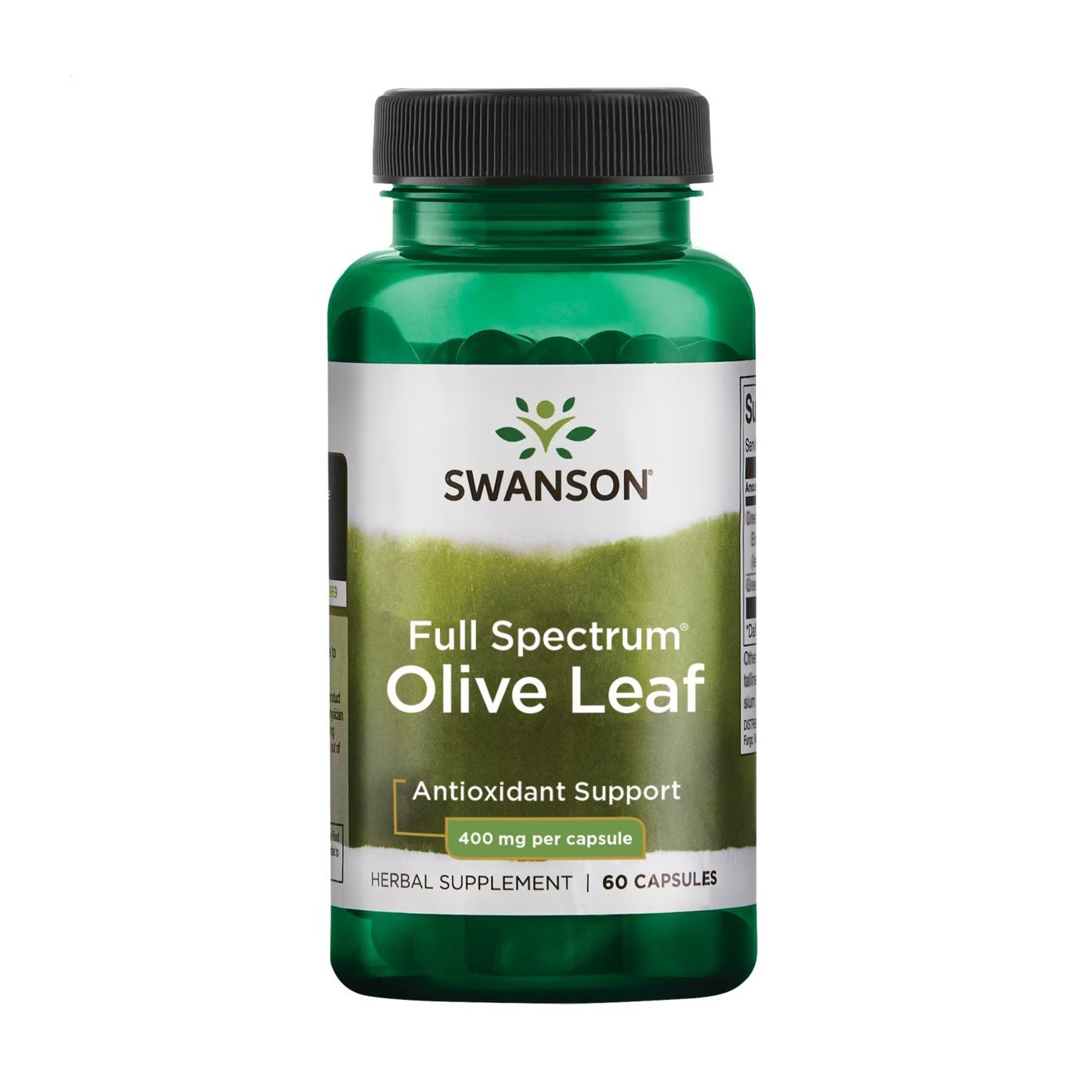

Оливковий лист Swanson Full Spectrum Olive Leaf 400 мг, 60 капсул