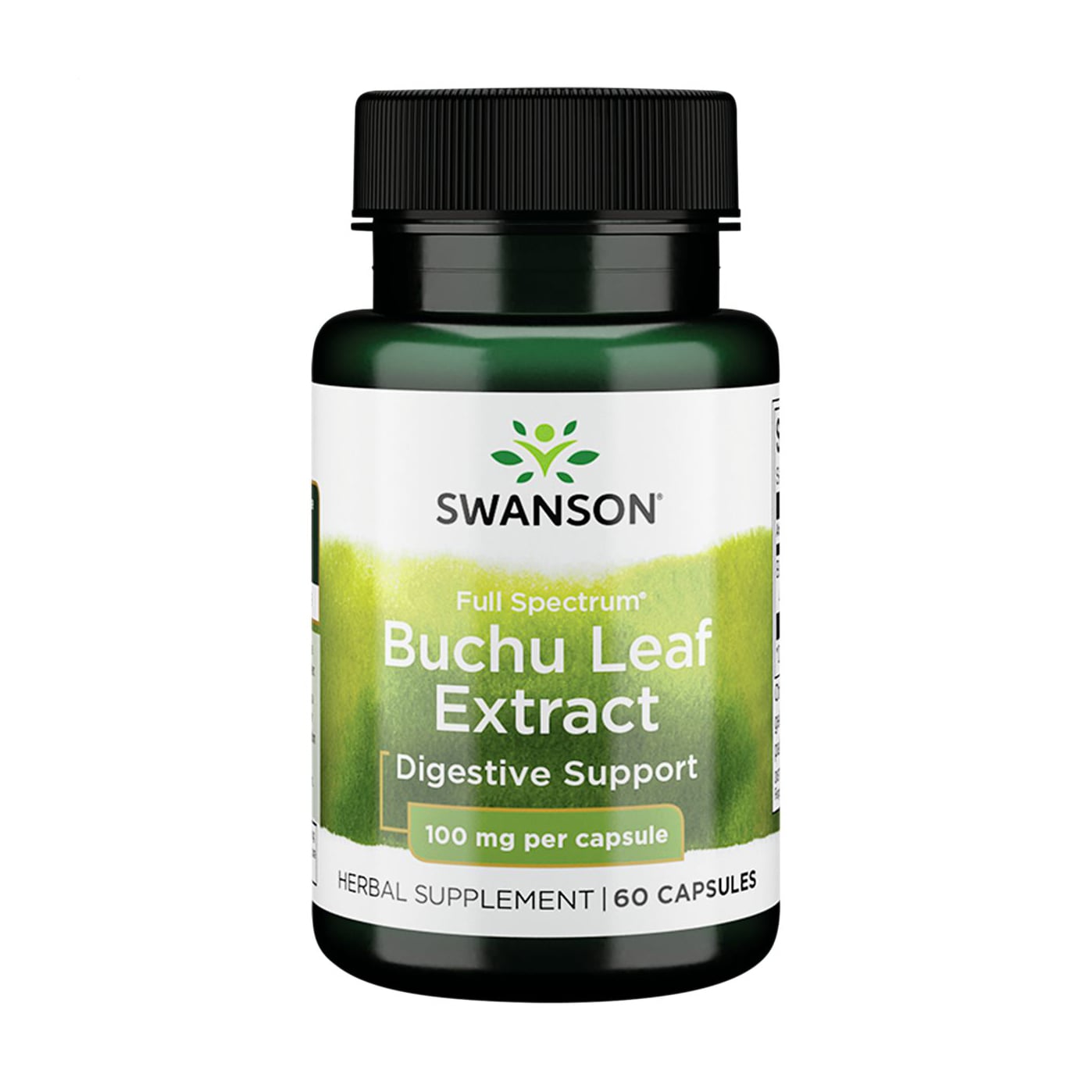 

Листя бучу Swanson Full Spectrum Buchu Leaf 100 мг, 60 капсул