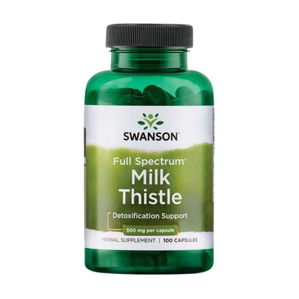 

Розторопша Swanson Full Spectrum Milk Thistle 500 мг, 100 капсул