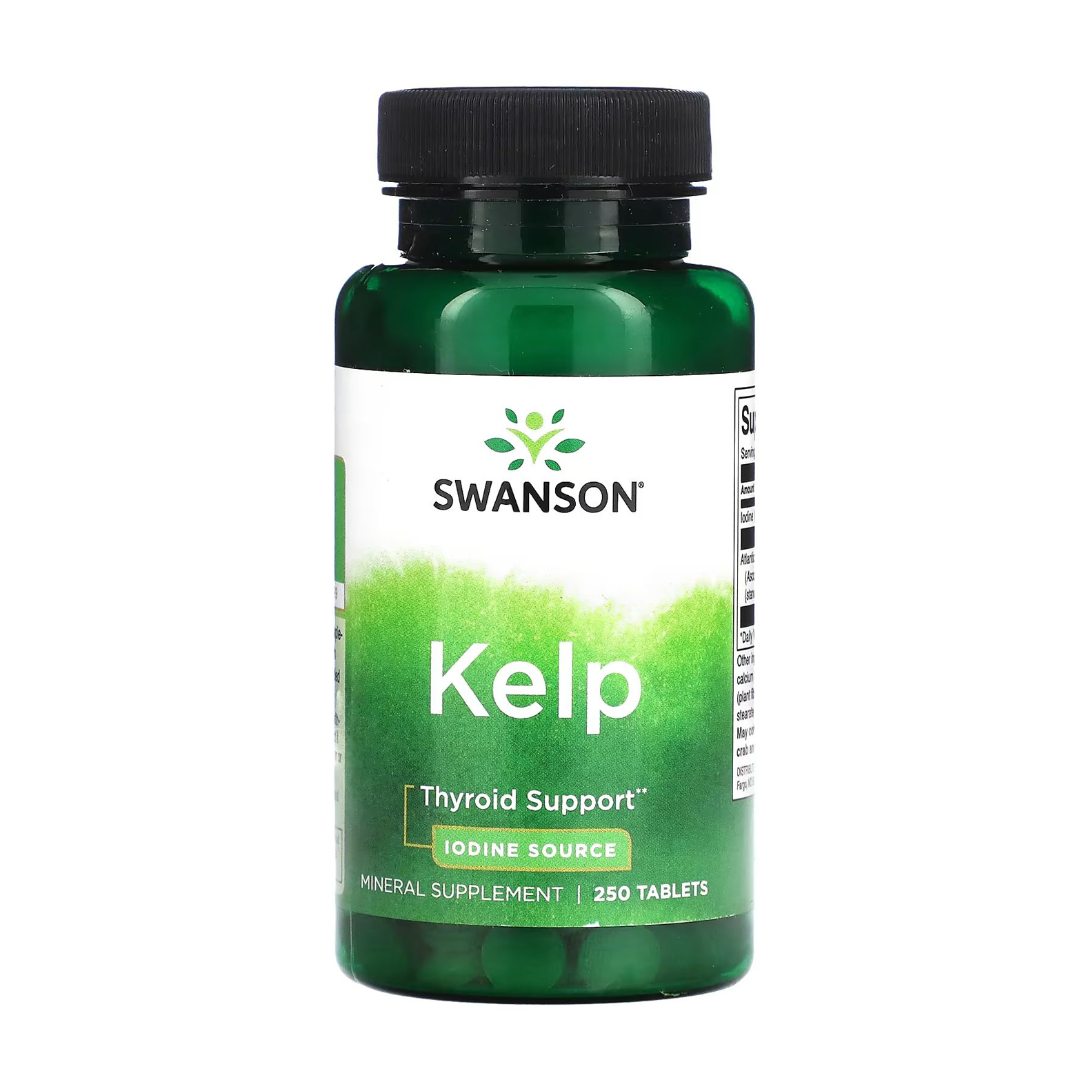 

Джерело йоду з водоростей Swanson Kelp Iodine Source, 250 таблеток