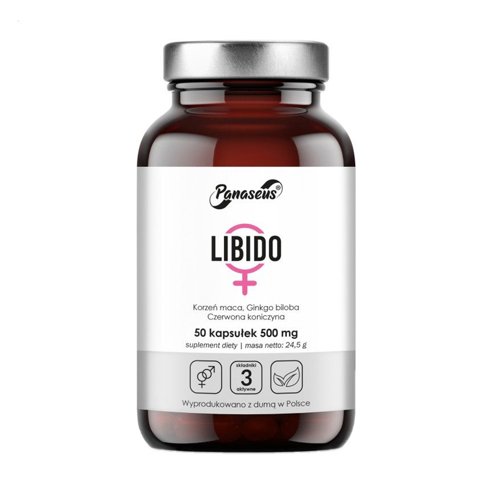 

Лібідо Panaseus Libido 500 мг, 50 капсул