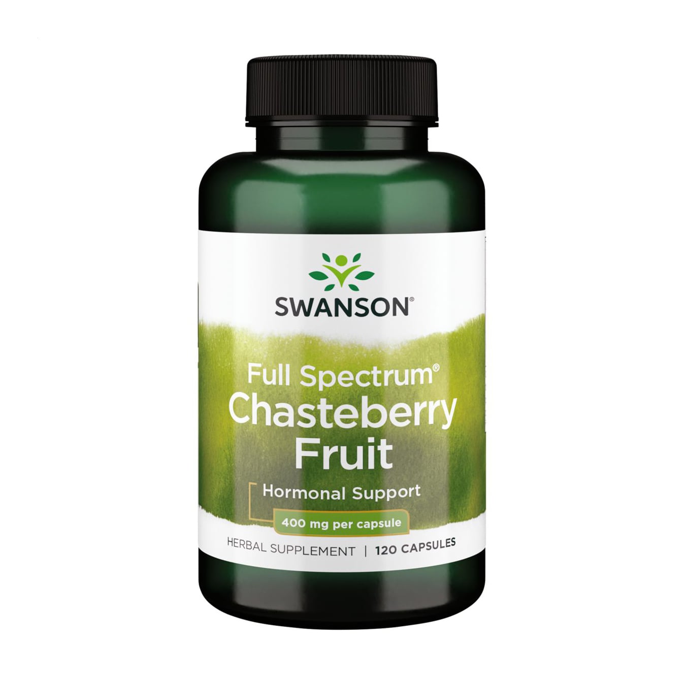 

Вітекс фрукт Swanson Chasteberry Fruit 400 мг, 120 капсул