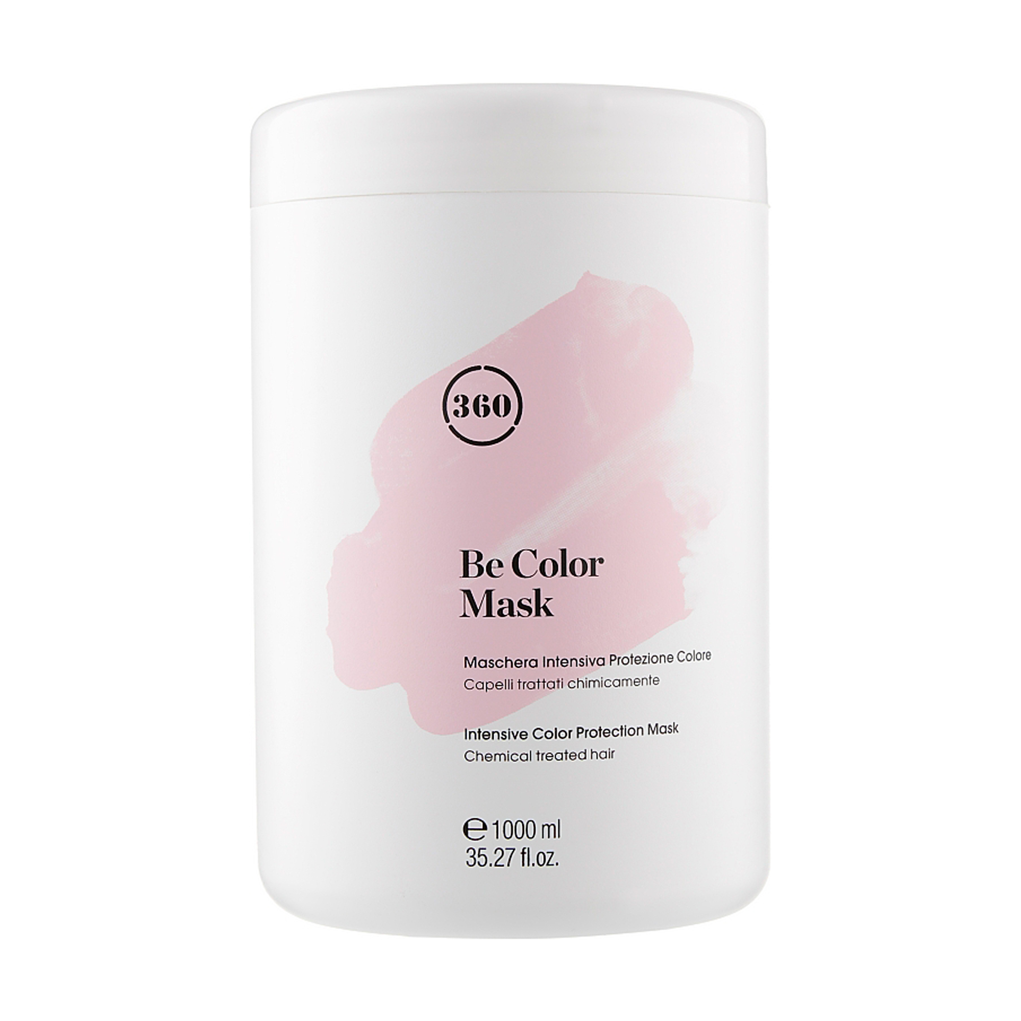 

Уцінка! Маска 360 Hair Professional Hair Professional Be Color Intencive Color Protection Mask для фарбованого волосся, з ожиновим оцтом, 1 л