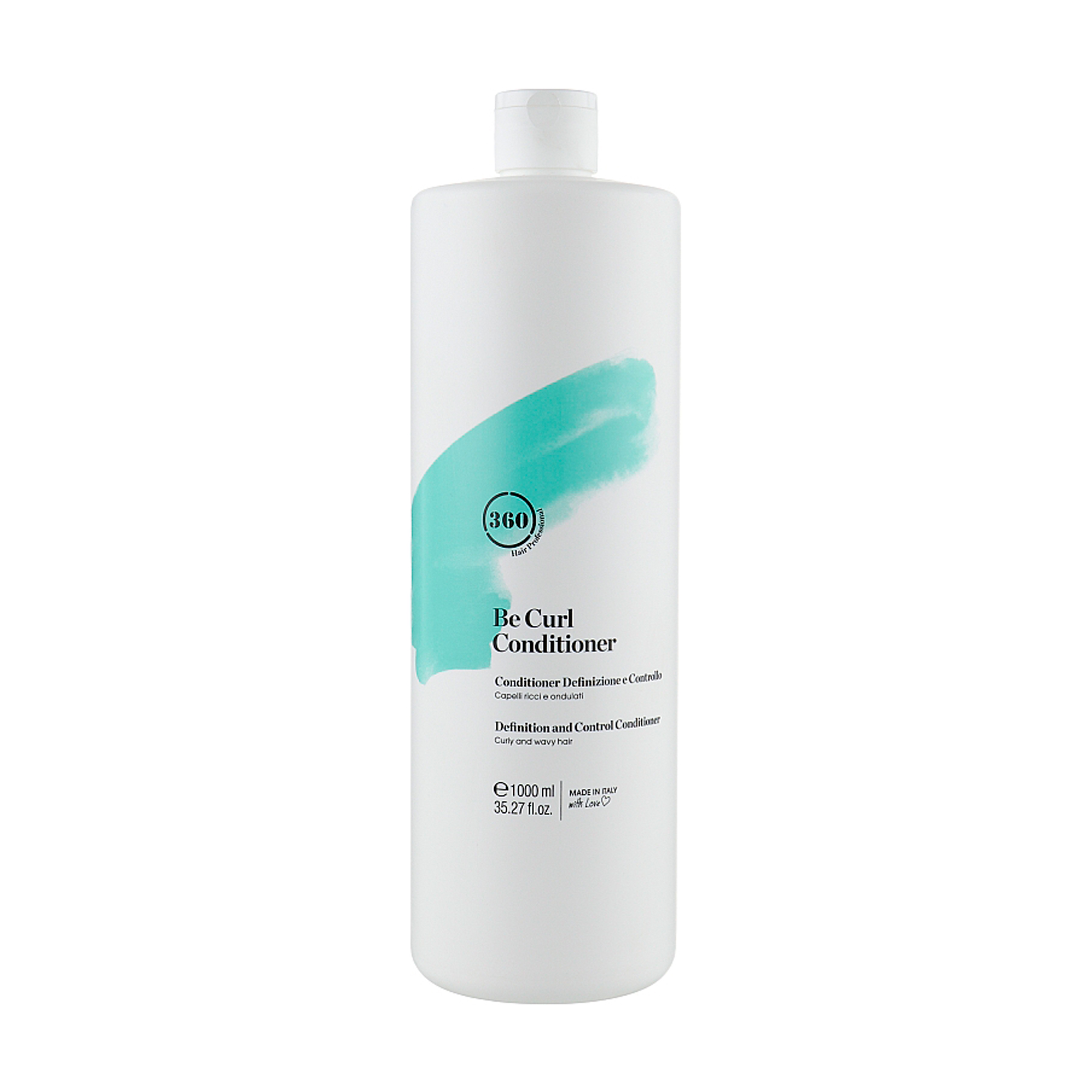 

Дисциплінувальний кондиціонер 360 Hair Professional Be Curl Conditioner для кучерявого та хвилястого волосся, 1 л
