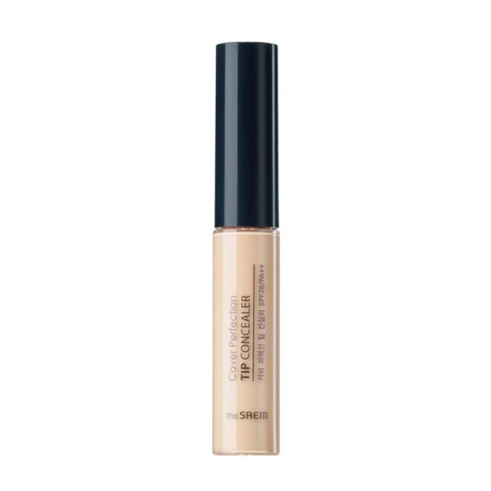

Рідкий консилер для обличчя The Saem Cover Perfection Tip Concealer SPF 28/РА ++ Green Beige, 6.5 г
