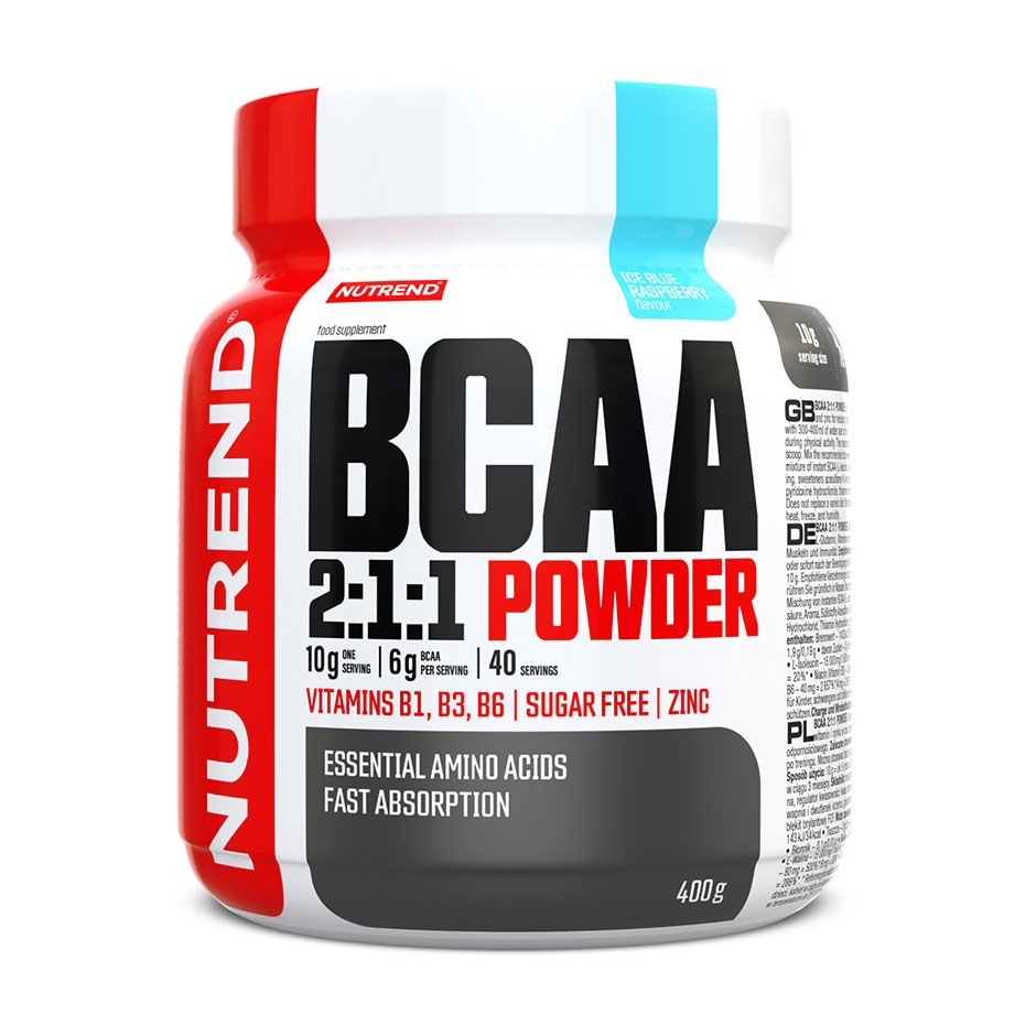 

Амінокислота Nutrend BCAA 2:1:1 Powder в порошку, крижана синя малина, 400 г