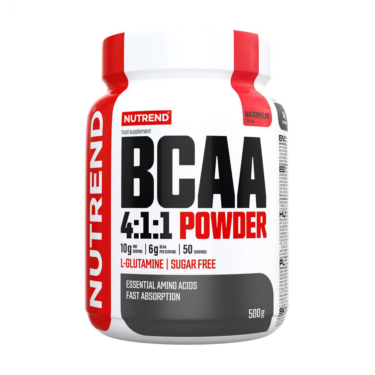 

Амінокислоти Nutrend BCAA 4:1:1 Powder Кавун, в порошку, 500 г