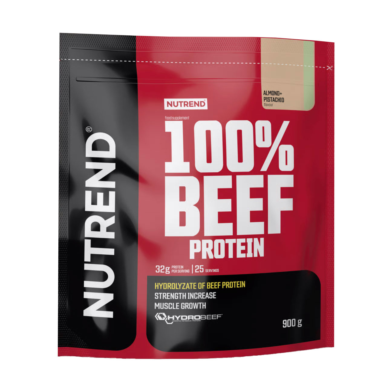 

Протеїн Nutrend 100% Beef Protein Мигдаль + фісташка, в порошку, 900 г