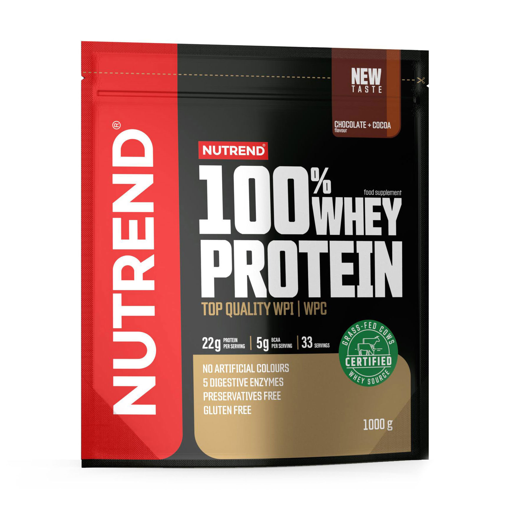 

Протеїн Nutrend 100% Whey Protein Шоколад + какао, в порошку, 1 кг
