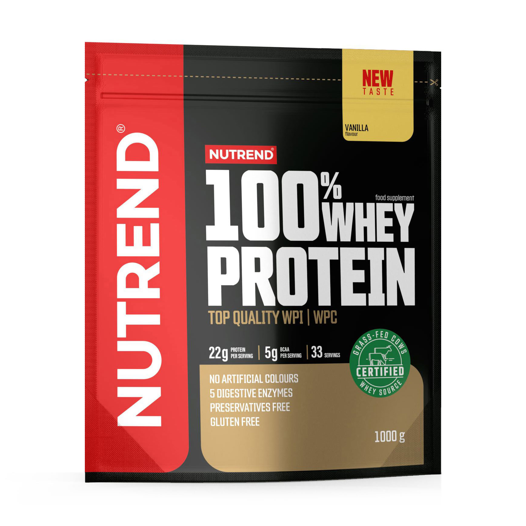 

Протеїн Nutrend 100% Whey Protein Ваніль, в порошку, 1 кг