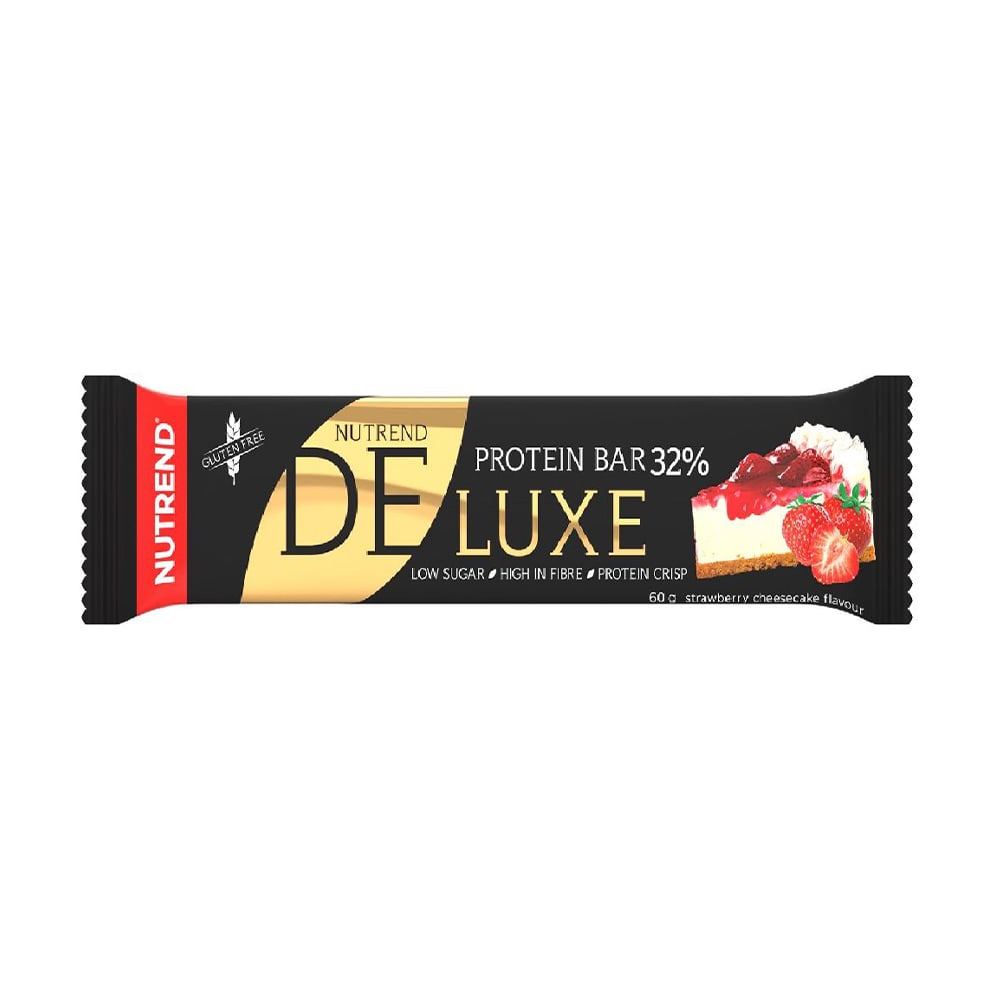 

Протеїновий батончик Nutrend Deluxe Protein Bar 32% Полуничний чізкейк, 60 г