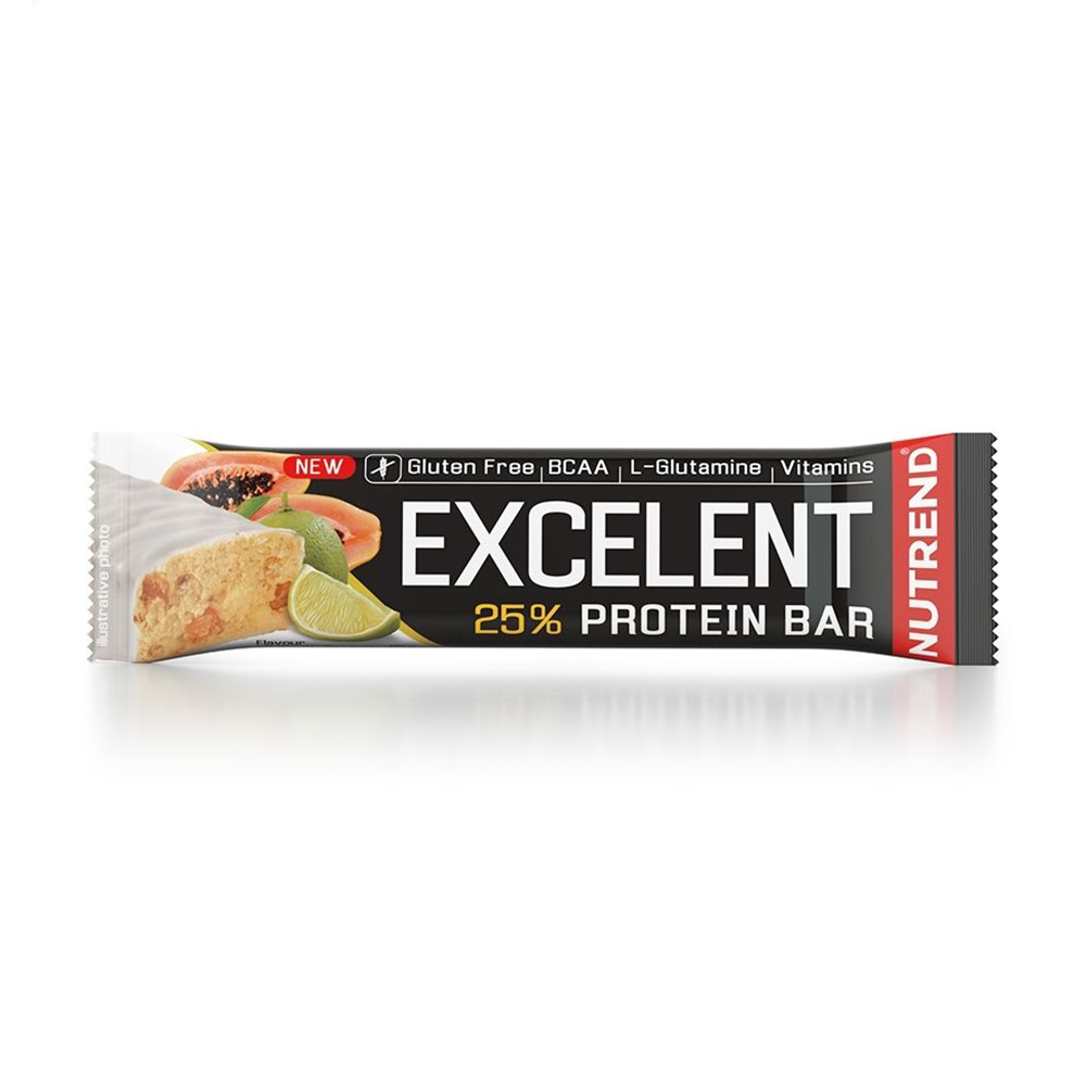 

Протеїновий батончик Nutrend Excelent Protein Bar Lime + Papaya, 85 г